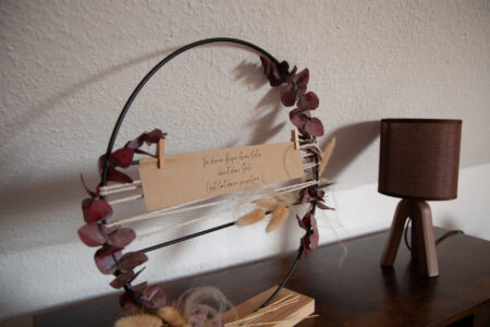 Deko Wohnzimmer - Ferienwohnung Augustfehn